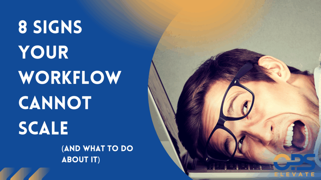 Business owner evaluating workflow system scalability with scorecard